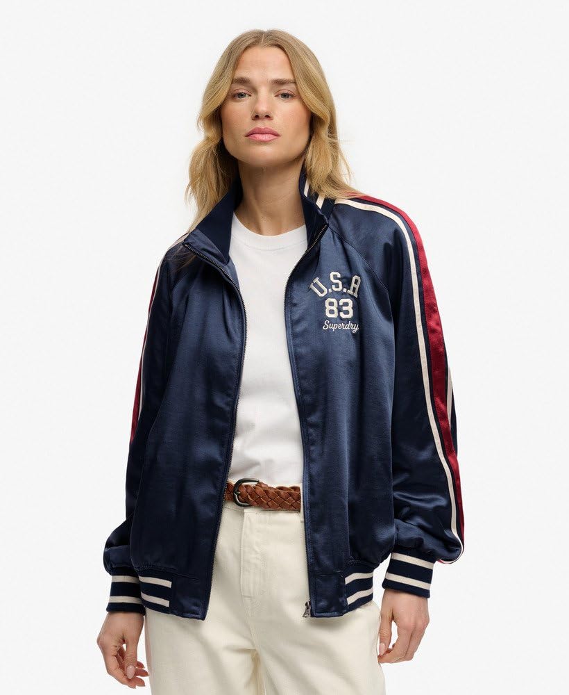 Superdry Suika damska kurtka treningowa, granatowa, 36