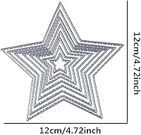 Vista 3 de U/D Cliay - 32 moldes de plantillas de metal para plantillas de corte, 4 formas diferentes para álbumes de recortes, álbumes, manualidades de papel