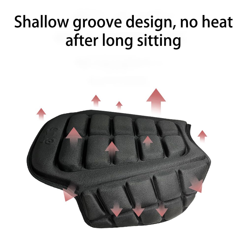 JUZELY Cuscino Sella Moto per Honda 750 XADV X ADV 750 XADV750, Coprisella Antiscivolo e Traspirante, Imbottitura Confortevole per Viaggi Lunghi e Quotidiani