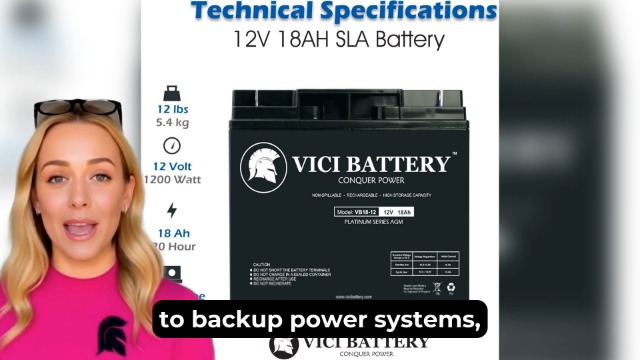 Amazon.com: VICI Battery VB18-12 - 12V 18AH Replacement for