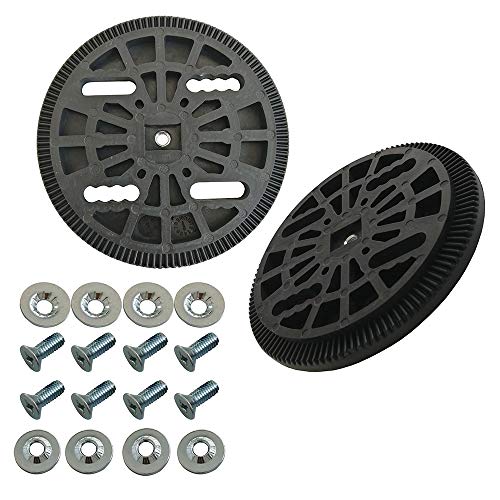 UP100 Snowboarding Binding Disc Set Black Disc (Pair) Binding Spare Parts Mounting Plates Strap-in Technine