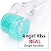 REAL Needles - 192 Derma Roller Micro Needles Beginner (0.25mm) - Angel Kiss Microneedling Cosmetic Needling Roller, Individual Stainless Steel Micro Needle, Microneedle Roller for Face