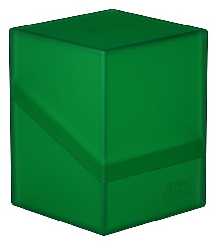 Ultimate Guard UGD010694 Boulder Deck Case 100+ Caja de Tarjetas de tamaño estándar, Monótono, Esmeralda