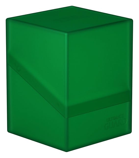 Ultimate Guard UGD010694 Boulder Deck Case 100+ Caja de Tarjetas de tamaño estándar, Monótono, Esmeralda