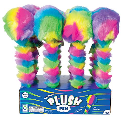 Raymond Geddes Rainbow Plush Writing Pens (70506)