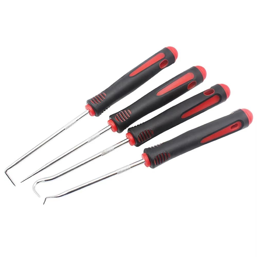 シール剥がし、コネクター外し工具、カプラー外し工具、フックリムーバー付き。オイルシール工具 Oリング万能レンチ 人間工学に基づいた設計で精密作業をサポート、極細チップで狭い場所も対応。軽量コンパクト、収納も簡単。