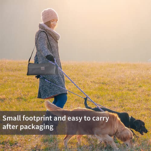 Cozlly Hundedecke für Unterwegs, Faltbare wasserdichte Hundedecke Haustier Decke Camping Decke Haustierdecke Outdoor Reisedecke Hund Katze Mat Wärmende Decke mit Tasche für Hund, 100 x 70cm (Schwarz)