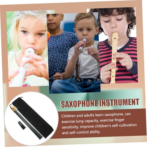 TOKIDNY ポータブルミニサックス 初心者向け練習用楽器 と大人の肺活量トレーニング 指先感覚強化に 迷??克斯 軽量耐久設計 贈り物に適し