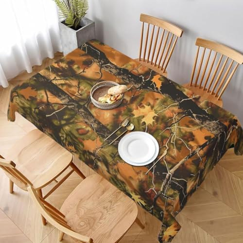 Nappe Polyester Imperméable Anti Tache Rectangulaire pour Table Cuisine - 3