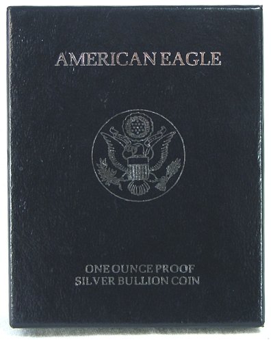 1996 Proof American Silver Eagle Dollar with Original Packaging