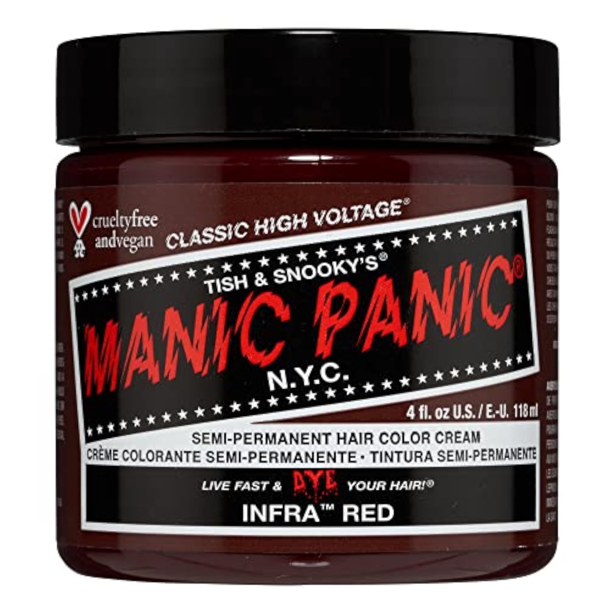 High Voltage Semi Permanent Hair Colour - INFRA RED