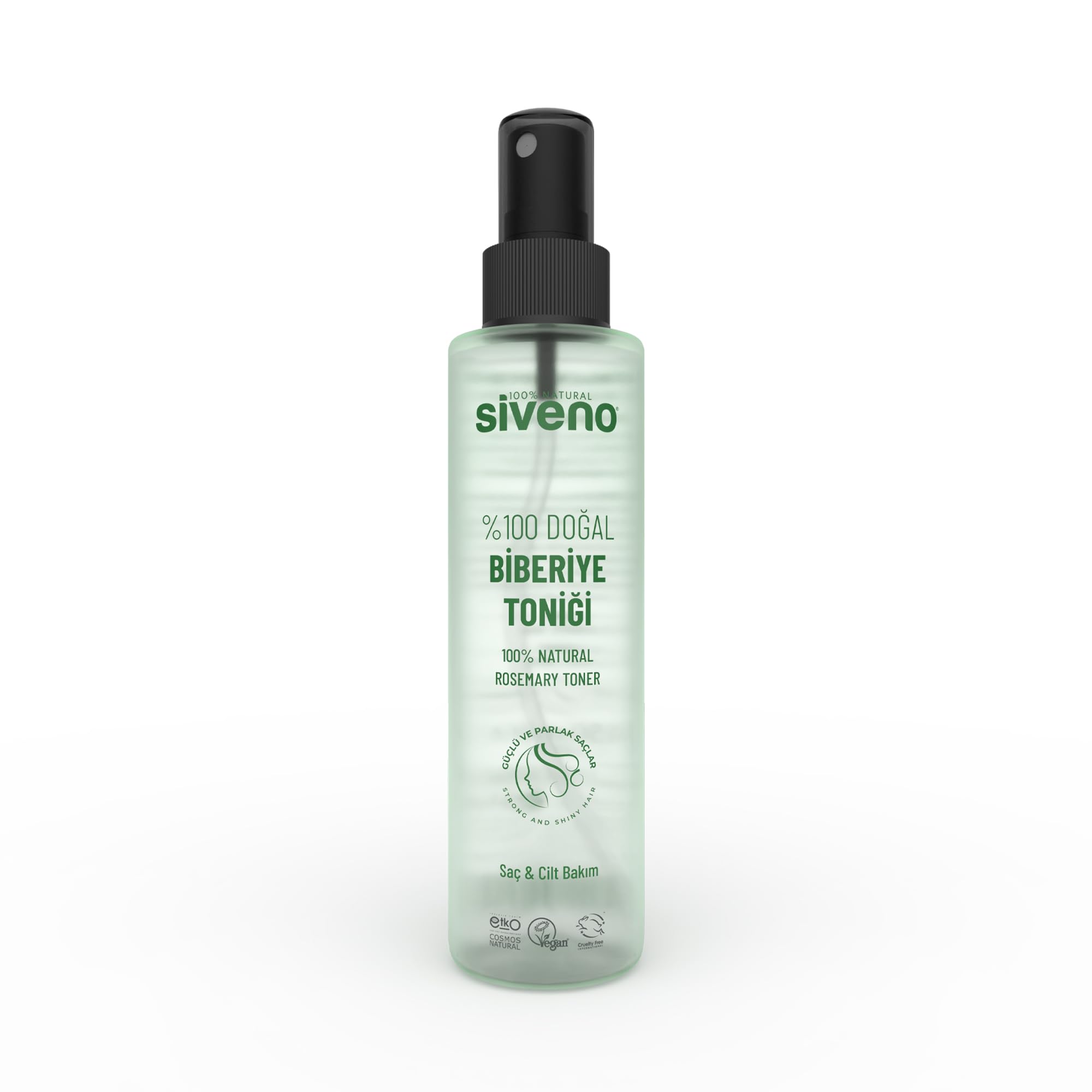 Siveno%100 Doğal Biberiye Suyu Saç Dökülmesi Karşıtı ve Hızlı Saç Uzatma Etkili Saç Toniği 150 ml