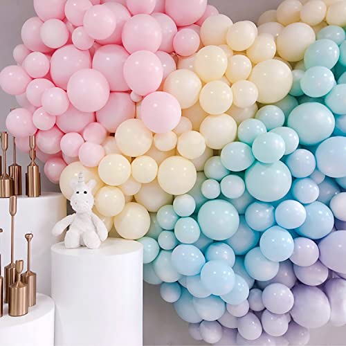 Image of KALOR Pastel Pink Balloons,100 Pcs 5 Inch Mini Matte Latex Balloons for Balloon Garland Arch, Birthday Decoration, Wedding Party, Baby Shower Decorations