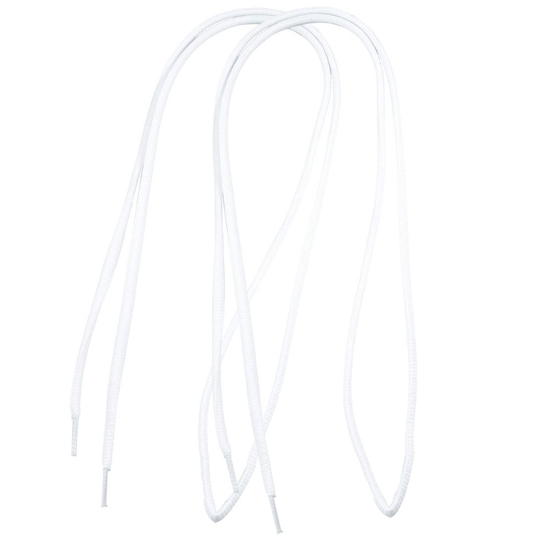 Uxcellsourcing map Pair Sports Sneaker Shoes Laces Round Shoelaces String White