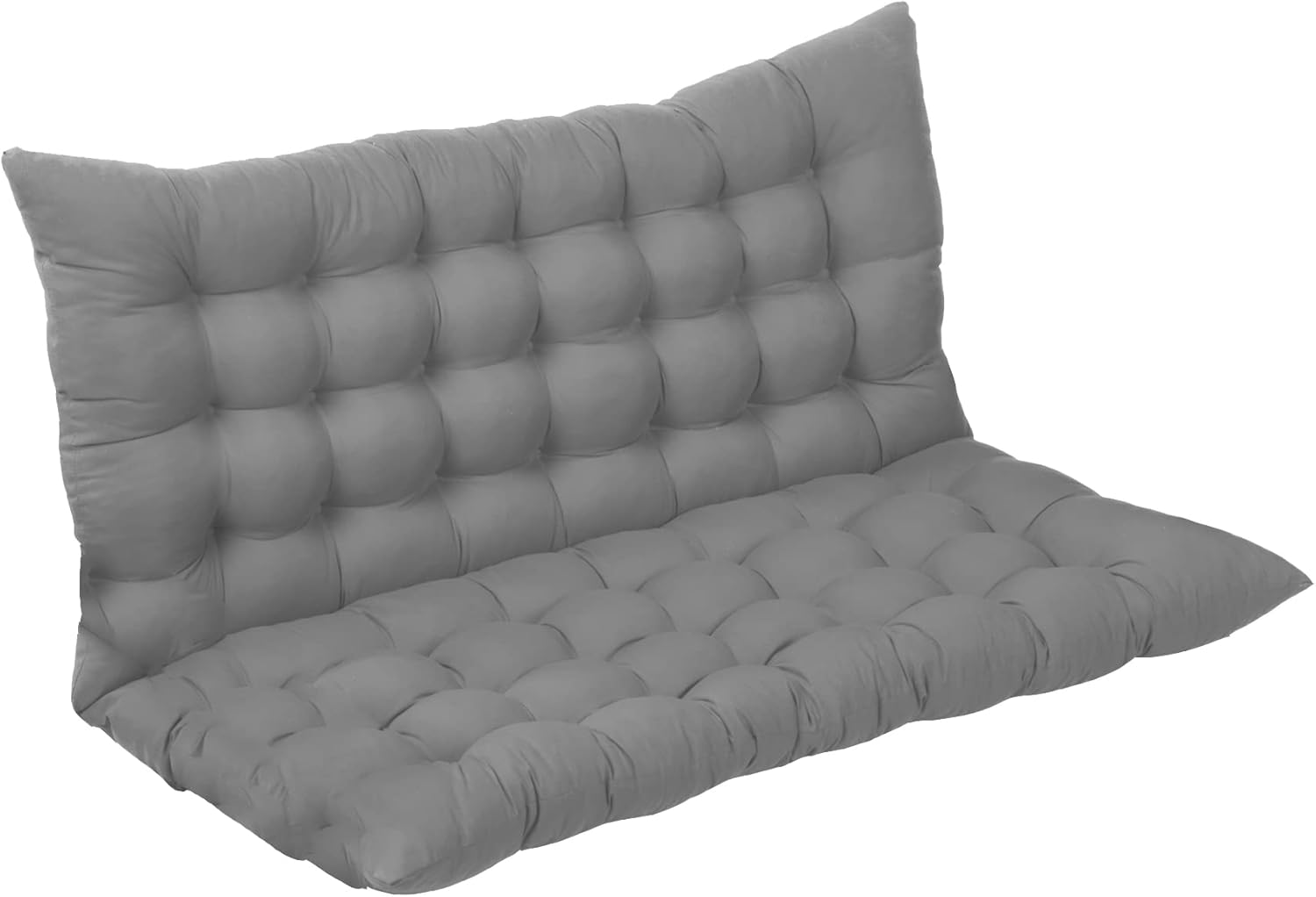 Hruile Patio Swing Seat Cushions with Backrest 3 in Thick