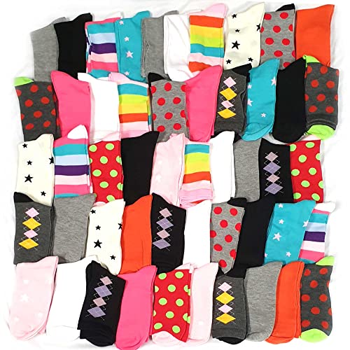 Image of TeeHee Socks Various Sample Socks Value Pack Bulk Socks Wholesale Lot for Women Men Children