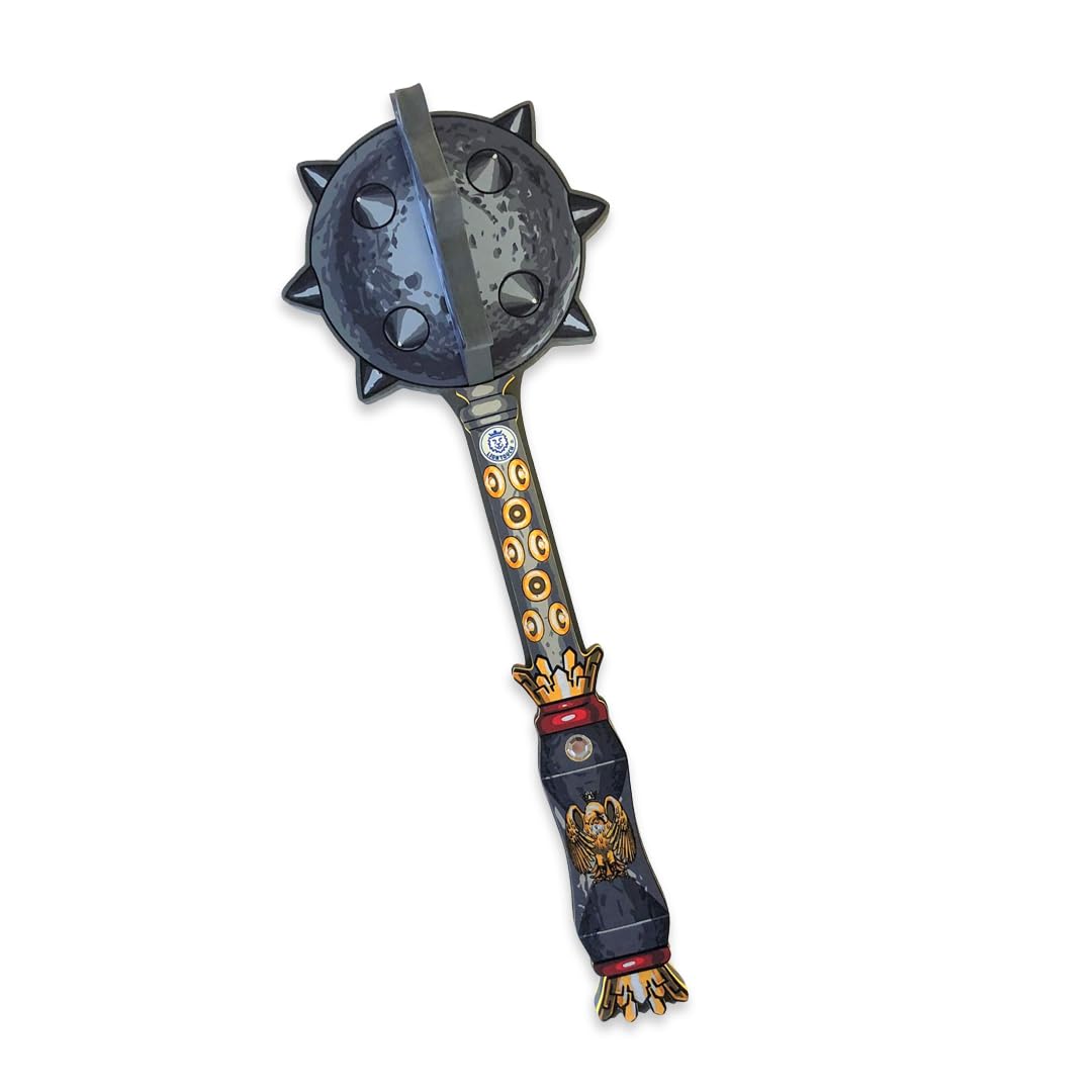 Liontouch - Golden Eagle Knight Mace - Age 3-8 Years | Pretend Play Morning Star Foam Toy for Boys with Medieval Eagle Theme | Safe Weapons & Battle Accessory for Kid’s Dress Up & Costumes