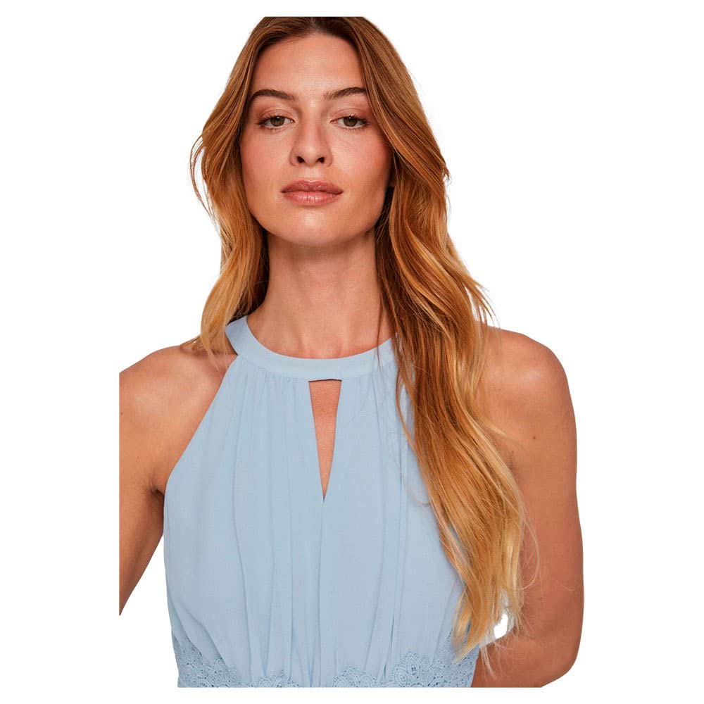 Vila Damen Vimilina Halterneck Dress/Su - Noos Kleid