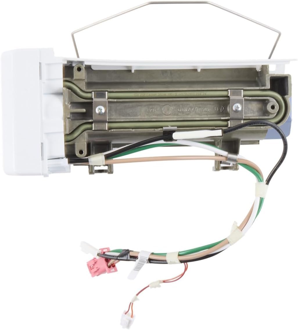 US-Based Supplier – W10886931 OEM Refrigerator Ice Maker Assembly – Compatible with Whirlpool, Maytag, KitchenAid, JennAir, Amana & Roper Fridges – Replaces W10683115 – Includes Harness & Arm