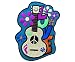 Hippie Flower Power Spiritual Love Guitar 4 Inch Patch IV4920 F6D26N