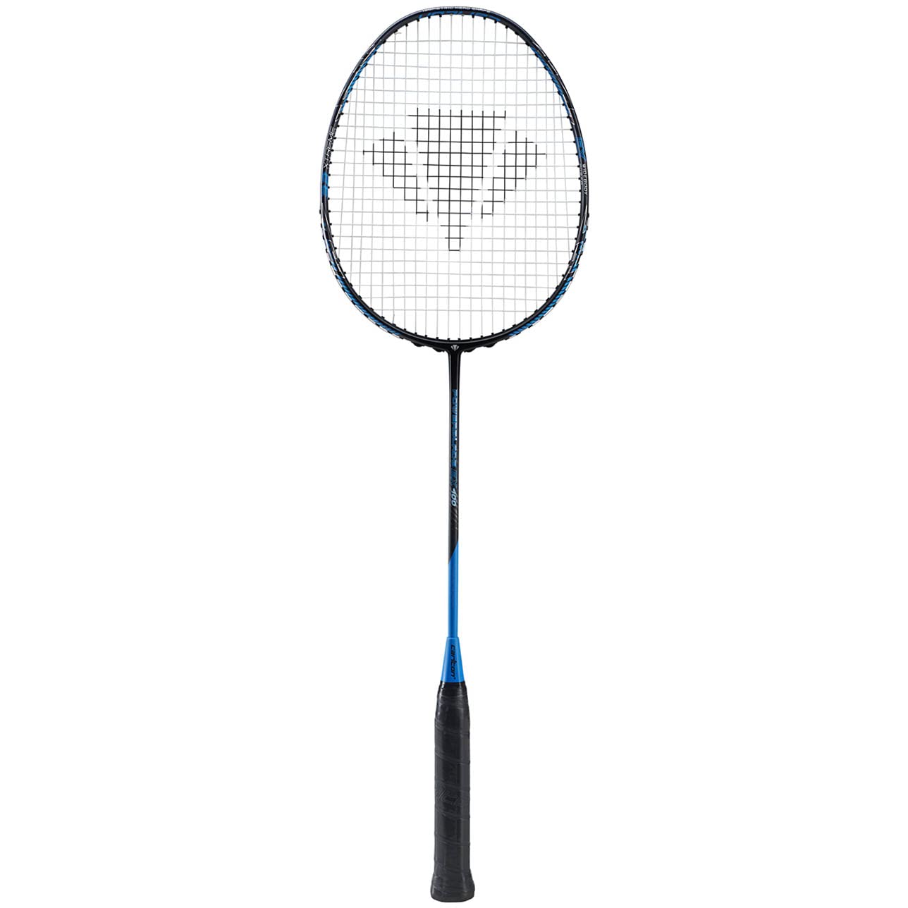 Carlton Unisex – Erwachsene Powerblade Ex 400 Badminton Schläger, Black/Fluor Cyan, One Size