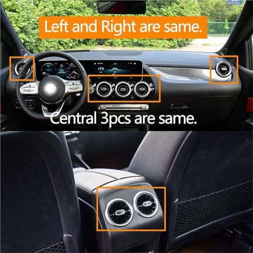 Rejilla de ventilación interior Benz GLB W247: acabado original de alta calidad 3