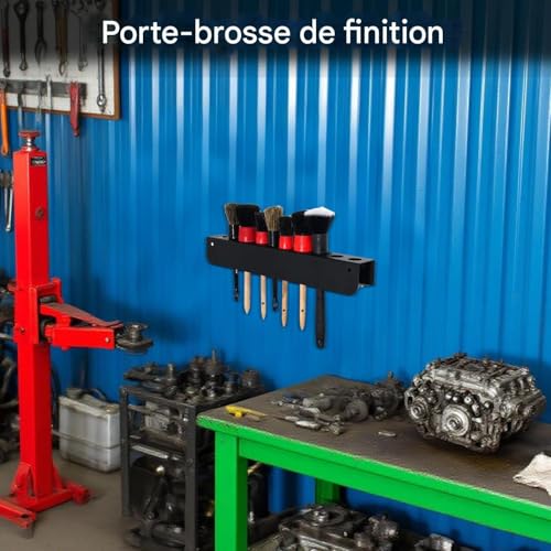 Support mural pour brosses de détail pour ranger vos outils