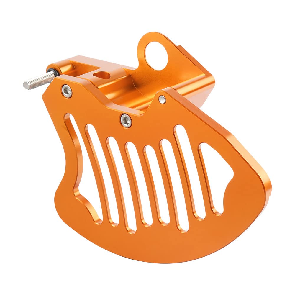 NICECNC Protezione Del Disco Del Freno Anteriore Arancione Compatible with 125-450 XC XCF SX SXF 2015,125-500 SX SXF XC XCF EXC EXCF XCW TPI SD 6D 2016-2023,See Fitment