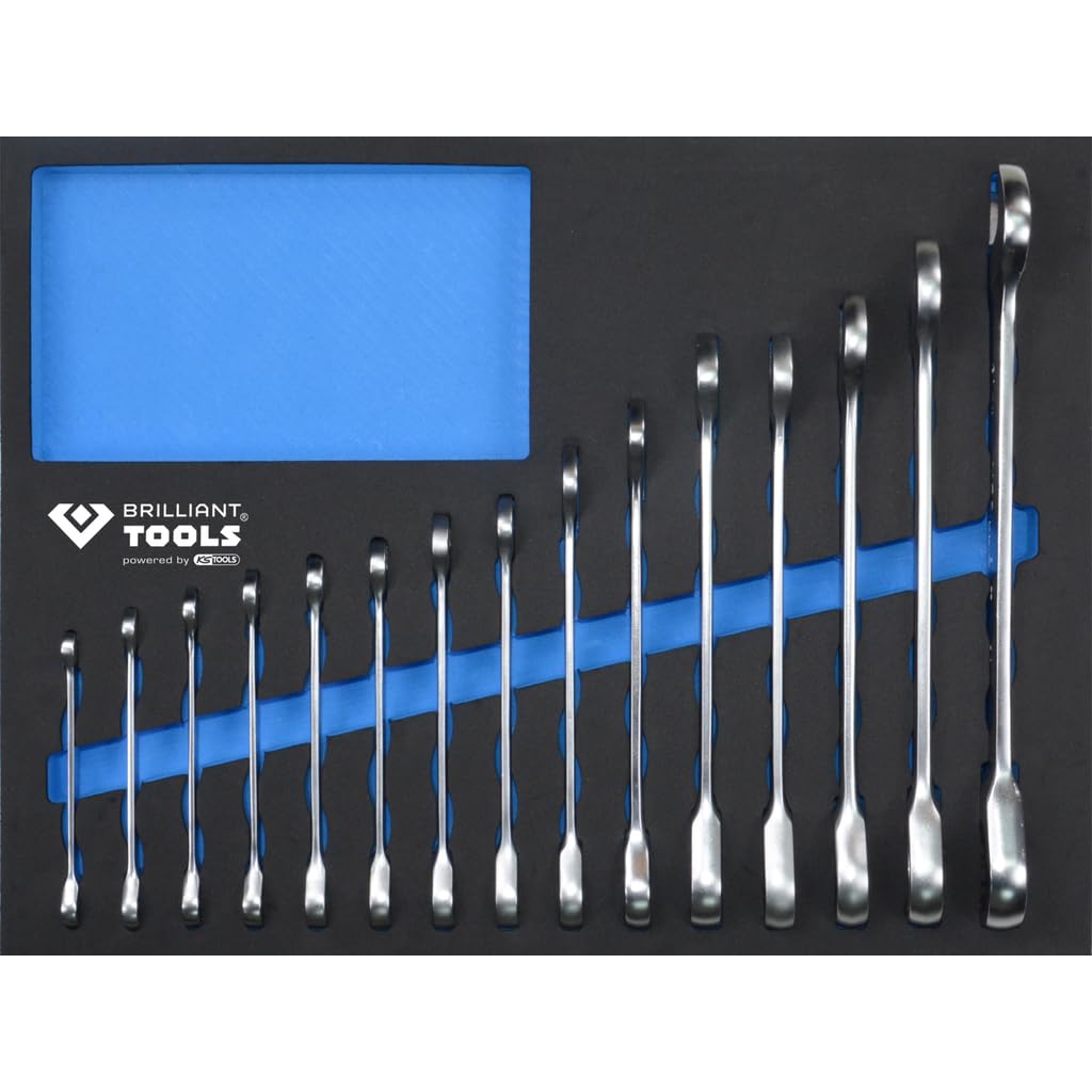 BRILLIANT TOOLS BT153473 Chariot d’atelier avec 7 tiroirs et 473 outils [Powered by KS TOOLS]