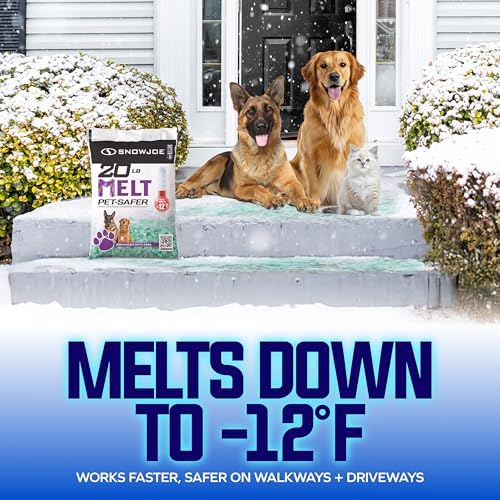 Snow Joe Snow & Ice Melter, Fast-Acting Pellets, Calcium Magnesium Acetate Formula, 20 Lb Bag - Deicer/Ice Remover for Driveway, Concrete, Sidewalk & Outdoor Spaces — view 3