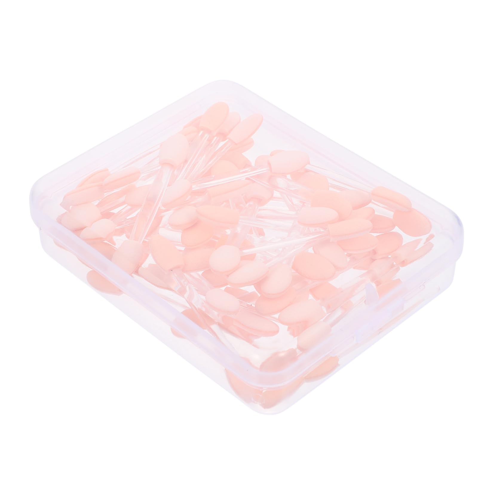 Baluue Double-ended Makeup Brush Set 50pcs Latex Eye Shadow Sticks Sponge Applicators Ideal for Eye Face Lip Eyebrow Makeup