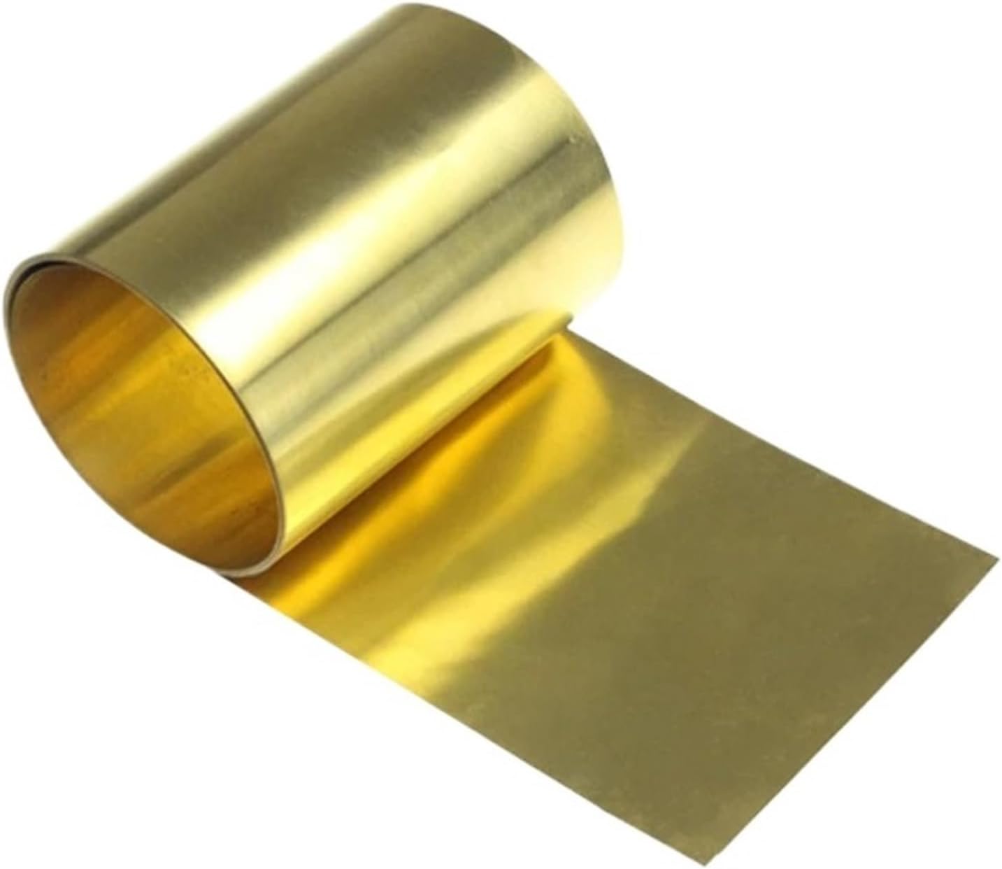 1pc 1Meter Brass Strip Sheet Thickness 0.01-1mm Steel Coil Plate Width 10-400mm .02/0.05/ .1/0.15/0.2/0.25/0.3/0.4/0.5mm(Width 400mm,Thick 0.6mm)