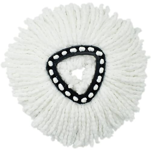 Muchable Compatibel met O-Cedar EasyWring Ocedar Vervanging driehoekige bezemkop Verdikkingsmiddel absorberend 140g (wit)