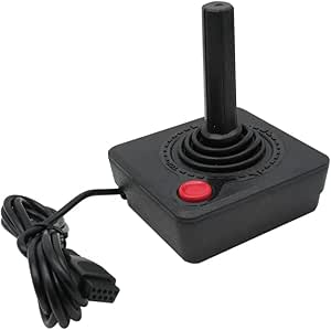 Joystick Controller 3D Per Atari 2600 E 7800 - Design Retro, Ergonomico, Con Pulsante E 4 Direzioni