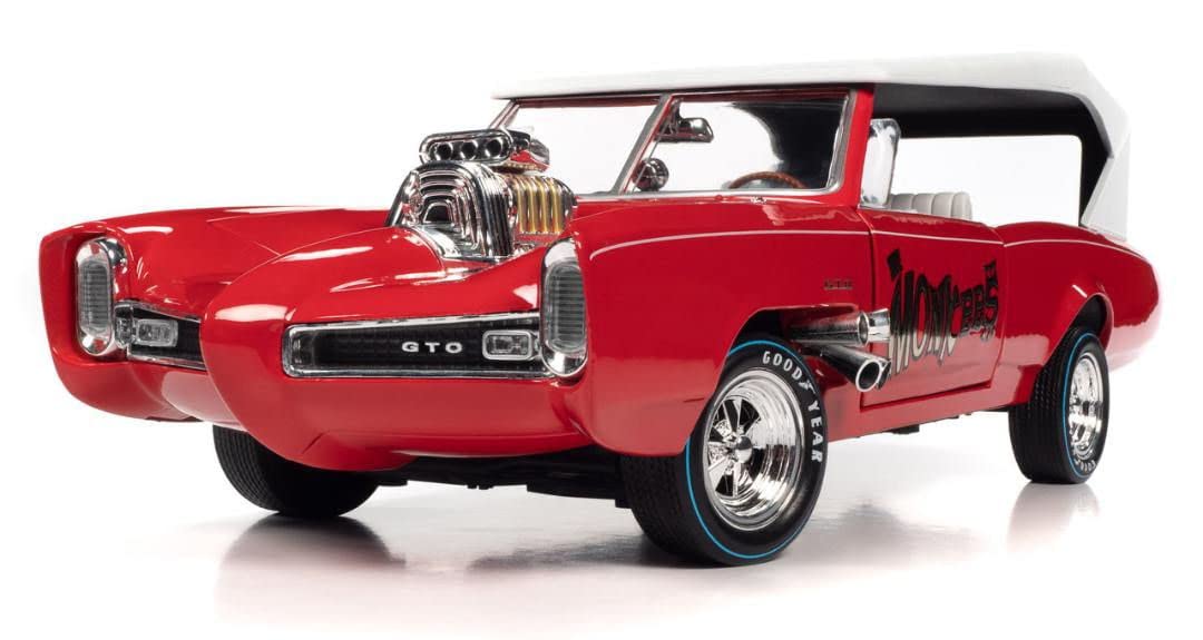Amazon | AUTOWORLD 1/18 モンキーモービル レッド/ホワイト 完成品