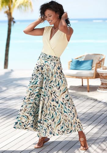 LASCANA Women's Printed Flowy Culottes2