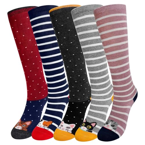 LOFIR Mädchen Kniestrümpfe Kinder Socken: Overknee Strümpfe...