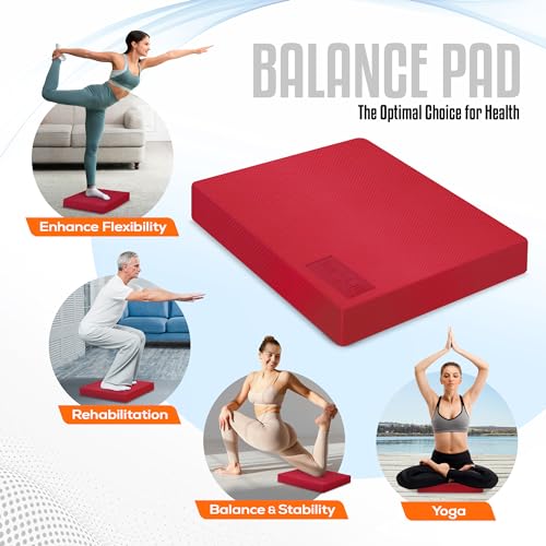 image for Yes4All Large Balance Pad, Non-Slip Mat for Yoga & Strength Training, 