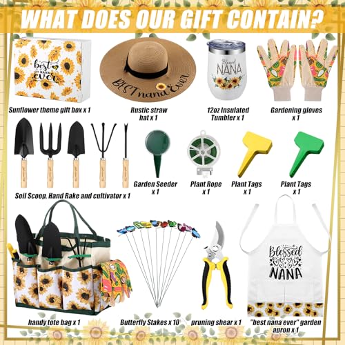 Kit de jardinería Lasnten 16 piezas para mujer miniatura 2