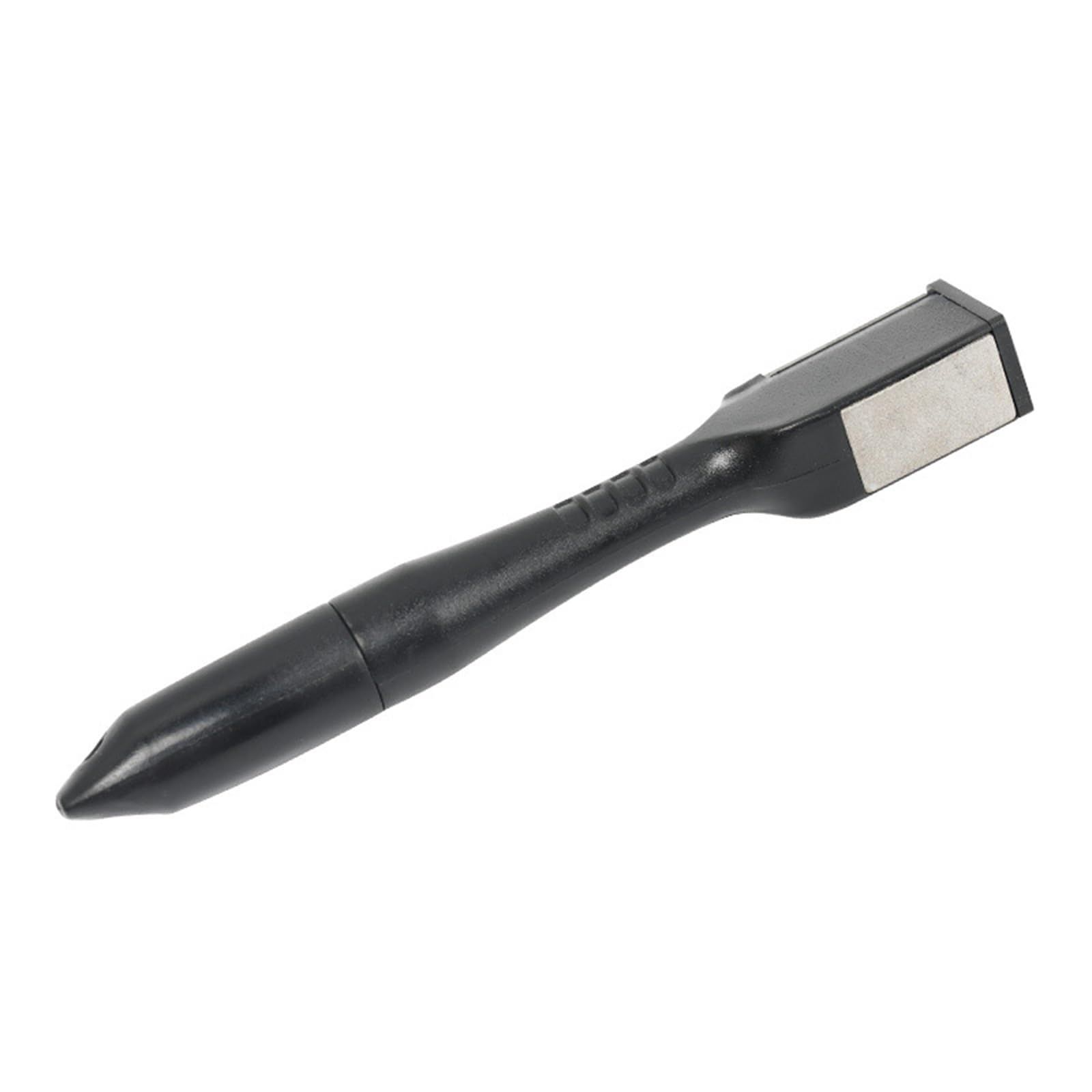 MALSSE Portable Stainless Steel Cutter Sharpener Easy to Use Handheld Sharpening Tool for Home Kitchens Outdoor Cutter Sharpening Tool