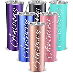 20oz Skinny Tumbler Text Design