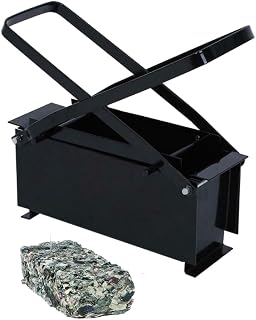 Paper Brick Maker Press, Iron Material Paper Log Maker Briquette Makers for Fire Stove Lasting and Fuel Saving