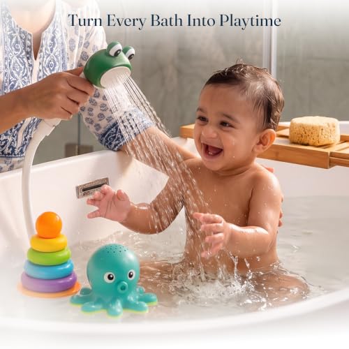 Image of JAL Animal Theme Hand Shower for Kids, PVC Pipe Combo | Baby Bath Shower