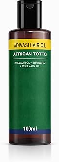 Ayurvedic Hair Care Adivasi Herbal Hair Oil - 100ml | support for Hairfall, Hair Repair, Scalp Care, Haircare 100ml pack