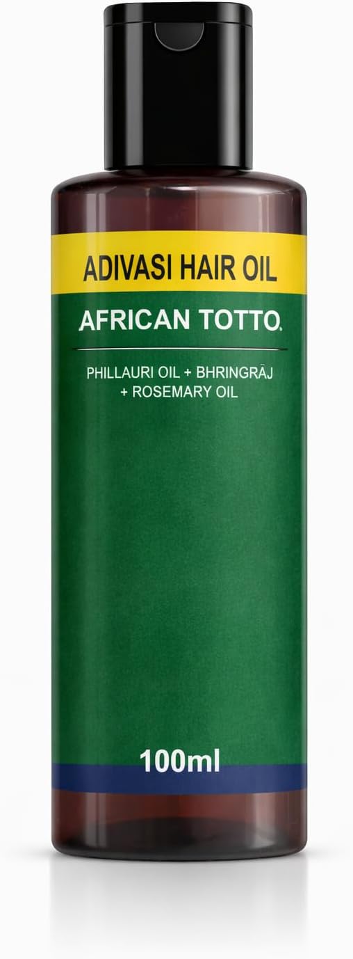 Ayurvedic Hair Care Adivasi Herbal Hair Oil - 100ml | support for Hairfall, Hair Repair, Scalp Care, Haircare 100ml pack