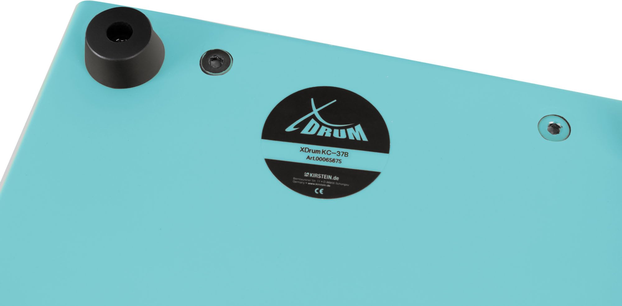 XDrum KC-37B Cajón Infantil Azul Set con Escuela, Solo 36 cm de alto | Cajón pequeño especialmente diseñado para niños, Adecuado para educación musical temprana, Totalmente de abedul, 5 x 36 x 23