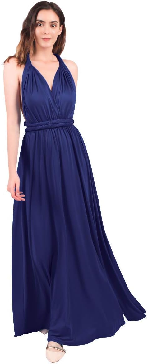 Women Transformer Multi Way Bandage Dress Convertible Bridesmaid Gown - Image 3