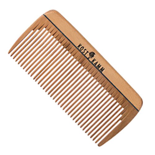 Kost Kamm Wooden Mini Pocket Comb, 8 cm, Fine, Short Hair