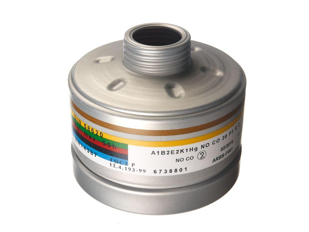 Filtro combinado 6738801 Dräger Tipo 1140 contra partículas y vapores 2