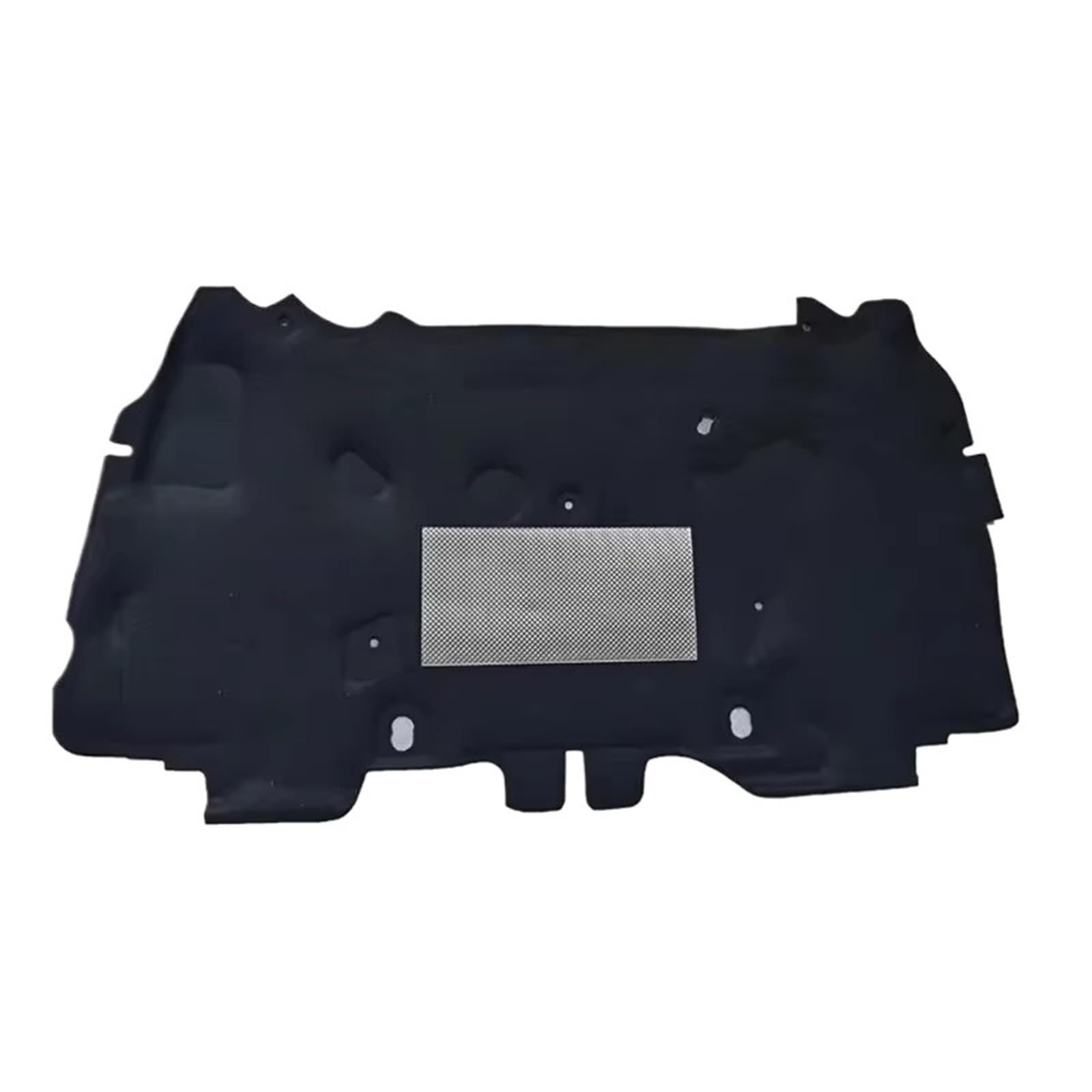 Cotton Soundproof Cover for Jeep for Wrangler JK 2007~2017 Front Hood Engine Heat Sound Engine Soundproof Cover Engine Hood Insulation Pad(A piece of Aluminum)